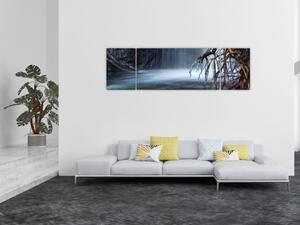 Obraz zimowej laguny (170x50 cm)