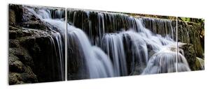 Obraz wodospadów w dżungli (170x50 cm)
