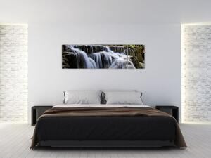 Obraz - Kaskady wodospadów (170x50 cm)