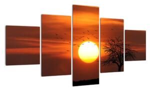 Obraz - Zachód słońca (125x70 cm)