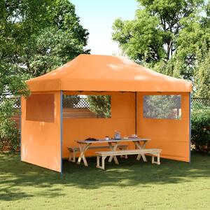 Namiot imprezowy typu pop-up z 3 ściankami, pomarańczowy
