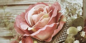 Obraz elegancka róża vintage