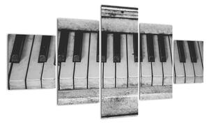 Obraz starego fortepianu (125x70 cm)
