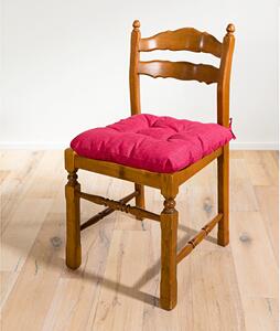 ASTOREO Wygodna poduszka na krzesło - czerwona
