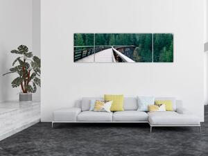 Obraz - Most do wierzchołków drzew (170x50 cm)