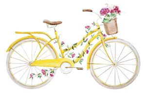Obraz ilustracja retro rower