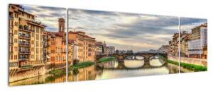 Obraz - Most przez rzekę (170x50 cm)