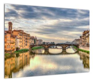 Obraz - Most przez rzekę (70x50 cm)