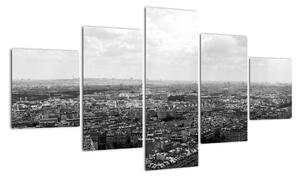Obraz - Dachy domów w Paryżu (125x70 cm)