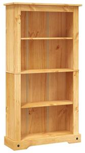 Biblioteczka w meksykańskim stylu corona, sosna, 80x29x150 cm