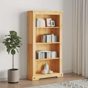 Biblioteczka w meksykańskim stylu corona, sosna, 80x29x150 cm