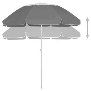 Parasol plażowy, antracytowy, 300 cm