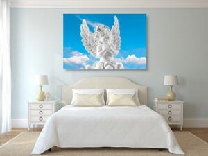 Obraz opiekuńczy anioł na niebie
