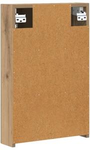 Szafka z lustrem do łazienki z półką dąb rzemieślniczy