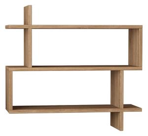 Wielopoziomowa półka w dekorze dębu 70 cm Paralel – Kalune Design