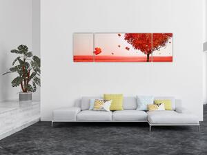 Obraz - Drzewo miłości (170x50 cm)