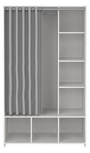 Biało-szara szafa 105x180 cm Kit – Tvilum