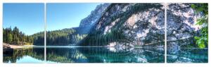 Obraz wysokogórskiego jeziora (170x50 cm)