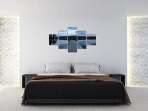 Obraz - Molo nad jeziorem (125x70 cm)