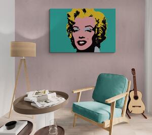 Obraz ikona Marilyn Monroe w pop art wzorze