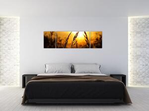 Obraz zachodzącego słońca (170x50 cm)