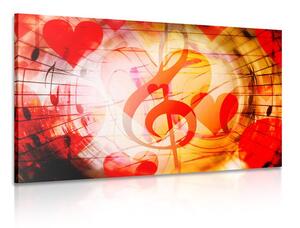Obraz miłość do muzyki