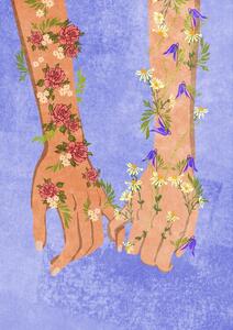 Ilustracja Holding hands, Raissa Oltmanns