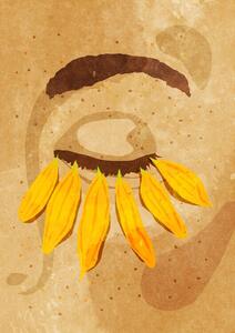 Ilustracja Flower power eye lashes, Raissa Oltmanns