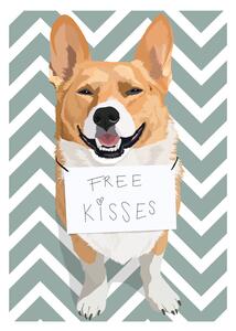 Ilustracja Free Kisses, ByKammille