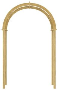 Pergola ogrodowa, 141x97x243 cm, impregnowane drewno sosnowe