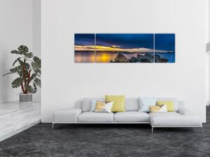 Obraz - Chmury nad wodą (170x50 cm)