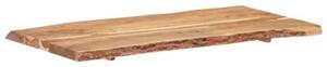 Blat, lite drewno akacjowe, 118x(50-60)x3,8 cm