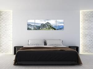 Obraz - Szczyty górskie (170x50 cm)