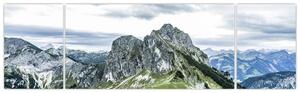 Obraz - Szczyty górskie (170x50 cm)