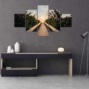 Obraz - droga do słońca (125x70 cm)
