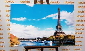 Obraz wspaniała panorama Paryża