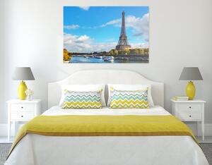 Obraz wspaniała panorama Paryża