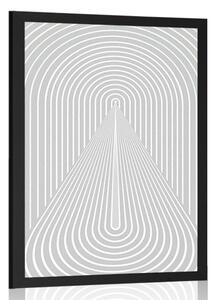 Plakat perspektywa tęczy Mid-Century