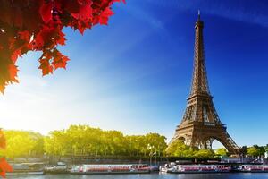 Obraz jesienny Paryż
