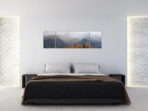Obraz - Widok na grzbiety górskie (170x50 cm)