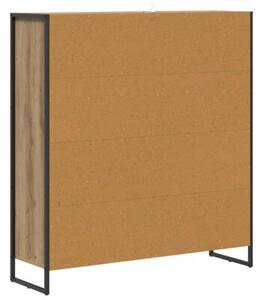 Szafka na książki dąb rzemieślniczy 99,5 x 30 x 108,5 cm