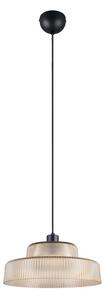 Lampa wisząca w bursztynowym kolorze ze szklanym kloszem ø 35 cm Abella – Reality
