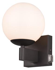 Kinkiet w kolorze matowej czerni ø 14 cm Kula – Trio