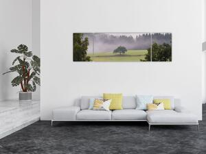 Obraz łąki z drzewem (170x50 cm)