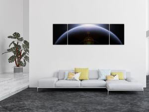 Obraz ciała kosmicznego (170x50 cm)