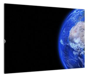 Obraz Księżyca i Ziemi (70x50 cm)