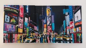 5-częściowy obraz kolorowy Nowy Jork