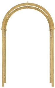 Pergola ogrodowa, 141x97x243 cm, impregnowane drewno sosnowe