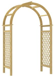 Pergola ogrodowa, 141x97x243 cm, impregnowane drewno sosnowe