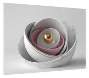 Obraz - Złota perła (70x50 cm)
